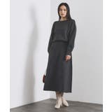 ニットフレアスカート/セットアップ対応【洗濯機OK】 | OPAQUE.CLIP | 詳細画像31 