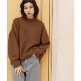 ブラウン(043) | ふわふわハイネックニット【洗濯機OK】 | OPAQUE.CLIP