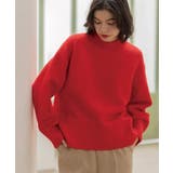 レッド(062) | ふわふわハイネックニット【洗濯機OK】 | OPAQUE.CLIP