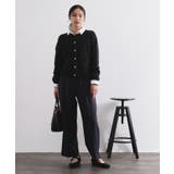 金ボタンラメニットカーディガン【洗濯機OK】 | OPAQUE.CLIP | 詳細画像34