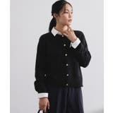 金ボタンラメニットカーディガン【洗濯機OK】 | OPAQUE.CLIP | 詳細画像32