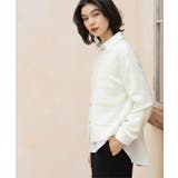 金ボタンラメニットカーディガン【洗濯機OK】 | OPAQUE.CLIP | 詳細画像3