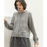 金ボタンラメニットカーディガン【洗濯機OK】 | OPAQUE.CLIP | 詳細画像11