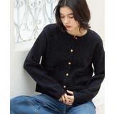 金ボタンラメニットカーディガン【洗濯機OK】 | OPAQUE.CLIP | 詳細画像15