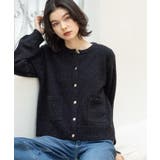 金ボタンラメニットカーディガン【洗濯機OK】 | OPAQUE.CLIP | 詳細画像16