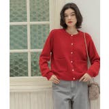 金ボタンラメニットカーディガン【洗濯機OK】 | OPAQUE.CLIP | 詳細画像17