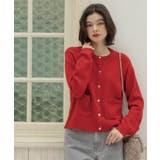 金ボタンラメニットカーディガン【洗濯機OK】 | OPAQUE.CLIP | 詳細画像20