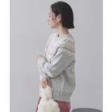 ノルディック調ニット【洗濯機OK】 | OPAQUE.CLIP | 詳細画像1