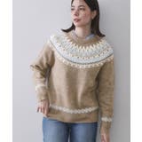 モカブラウン(142) | ノルディック調ニット【洗濯機OK】 | OPAQUE.CLIP