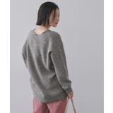 Vネックニットカーディガン/セットアップ対応可【洗濯機OK】 | OPAQUE.CLIP | 詳細画像5