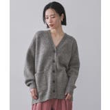 Vネックニットカーディガン/セットアップ対応可【洗濯機OK】 | OPAQUE.CLIP | 詳細画像9