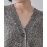 Vネックニットカーディガン/セットアップ対応可【洗濯機OK】 | OPAQUE.CLIP | 詳細画像12