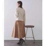 モヘヤタッチケーブル金ボタンカーディガン【洗濯機OK】 | OPAQUE.CLIP | 詳細画像3