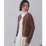 モヘヤタッチケーブル金ボタンカーディガン【洗濯機OK】 | OPAQUE.CLIP | 詳細画像13