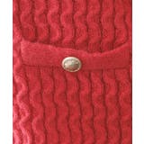 モヘヤタッチケーブル金ボタンカーディガン【洗濯機OK】 | OPAQUE.CLIP | 詳細画像8