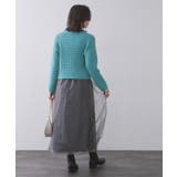 モヘヤタッチケーブル金ボタンカーディガン【洗濯機OK】 | OPAQUE.CLIP | 詳細画像11