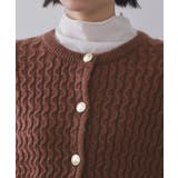 モヘヤタッチケーブル金ボタンカーディガン【洗濯機OK】 | OPAQUE.CLIP | 詳細画像20