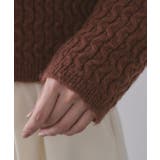 モヘヤタッチケーブル金ボタンカーディガン【洗濯機OK】 | OPAQUE.CLIP | 詳細画像22