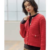 モヘヤタッチケーブル金ボタンカーディガン【洗濯機OK】 | OPAQUE.CLIP | 詳細画像15 