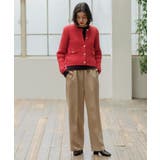 モヘヤタッチケーブル金ボタンカーディガン【洗濯機OK】 | OPAQUE.CLIP | 詳細画像16 