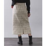 ファンシーツイードナロースカート【洗濯機OK】 | OPAQUE.CLIP | 詳細画像5 