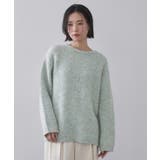 カラーMIXリラクシーミドルゲージニット【洗濯機OK】 | OPAQUE.CLIP | 詳細画像13 