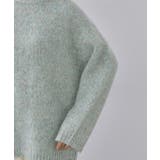 カラーMIXリラクシーミドルゲージニット【洗濯機OK】 | OPAQUE.CLIP | 詳細画像17 