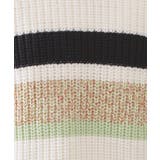 カラーボーダーミドルゲージニット | OPAQUE.CLIP | 詳細画像8 