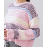 カラーボーダーミドルゲージニット | OPAQUE.CLIP | 詳細画像17 