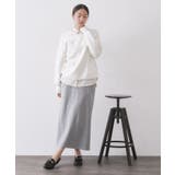 ヘンリーネックニット/前後2WAY【洗濯機OK】 | OPAQUE.CLIP | 詳細画像5 