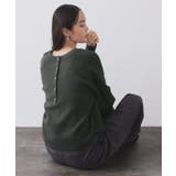 ヘンリーネックニット/前後2WAY【洗濯機OK】 | OPAQUE.CLIP | 詳細画像11 