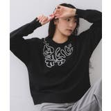 ブラック(019) | コード刺繍裏毛プルオーバー【洗濯機OK】 | OPAQUE.CLIP