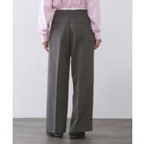 サテンレイヤード風ワイドパンツ【洗濯機OK】 | OPAQUE.CLIP | 詳細画像11 