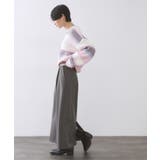 ボーダーリブ使いナロースカート【洗濯機OK】 | OPAQUE.CLIP | 詳細画像3 