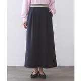 ボーダーリブ使いナロースカート【洗濯機OK】 | OPAQUE.CLIP | 詳細画像9 