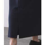 ボーダーリブ使いナロースカート【洗濯機OK】 | OPAQUE.CLIP | 詳細画像16 