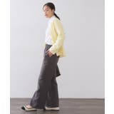 襟チュールシャツ【洗濯機OK】 | OPAQUE.CLIP | 詳細画像3 