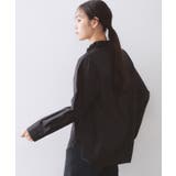 襟チュールシャツ【洗濯機OK】 | OPAQUE.CLIP | 詳細画像9 