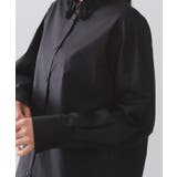 襟チュールシャツ【洗濯機OK】 | OPAQUE.CLIP | 詳細画像17 