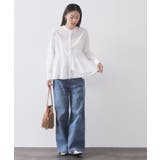 ペプラムシャツ【洗濯機OK】 | OPAQUE.CLIP | 詳細画像2 