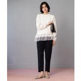 裾レースドッキングニット | OPAQUE.CLIP | 詳細画像6 