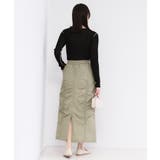 撥水シャーリングナロースカート【洗濯機OK／UVケア／花粉対応】 | OPAQUE.CLIP | 詳細画像11 