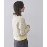 ツイードライクZIPニットカーディガン | OPAQUE.CLIP | 詳細画像9 