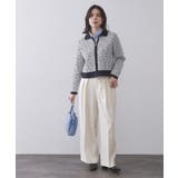 ツイードライクZIPニットカーディガン | OPAQUE.CLIP | 詳細画像16 