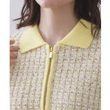 ツイードライクZIPニットカーディガン | OPAQUE.CLIP | 詳細画像21 