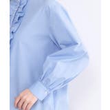 フロントフリルブラウス【洗濯機OK】 | OPAQUE.CLIP | 詳細画像13 