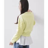 ループヤーンスリーブニット【洗濯機OK】 | OPAQUE.CLIP | 詳細画像5 