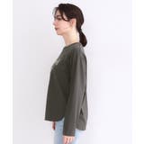 ロゴプリントロングTシャツ【洗濯機OK】 | OPAQUE.CLIP | 詳細画像10 