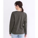 ロゴプリントロングTシャツ【洗濯機OK】 | OPAQUE.CLIP | 詳細画像11 