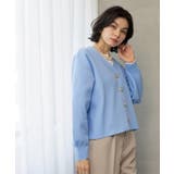 ゴールドビックボタンVネックニットカーディガン【洗濯機OK】 | OPAQUE.CLIP | 詳細画像16 